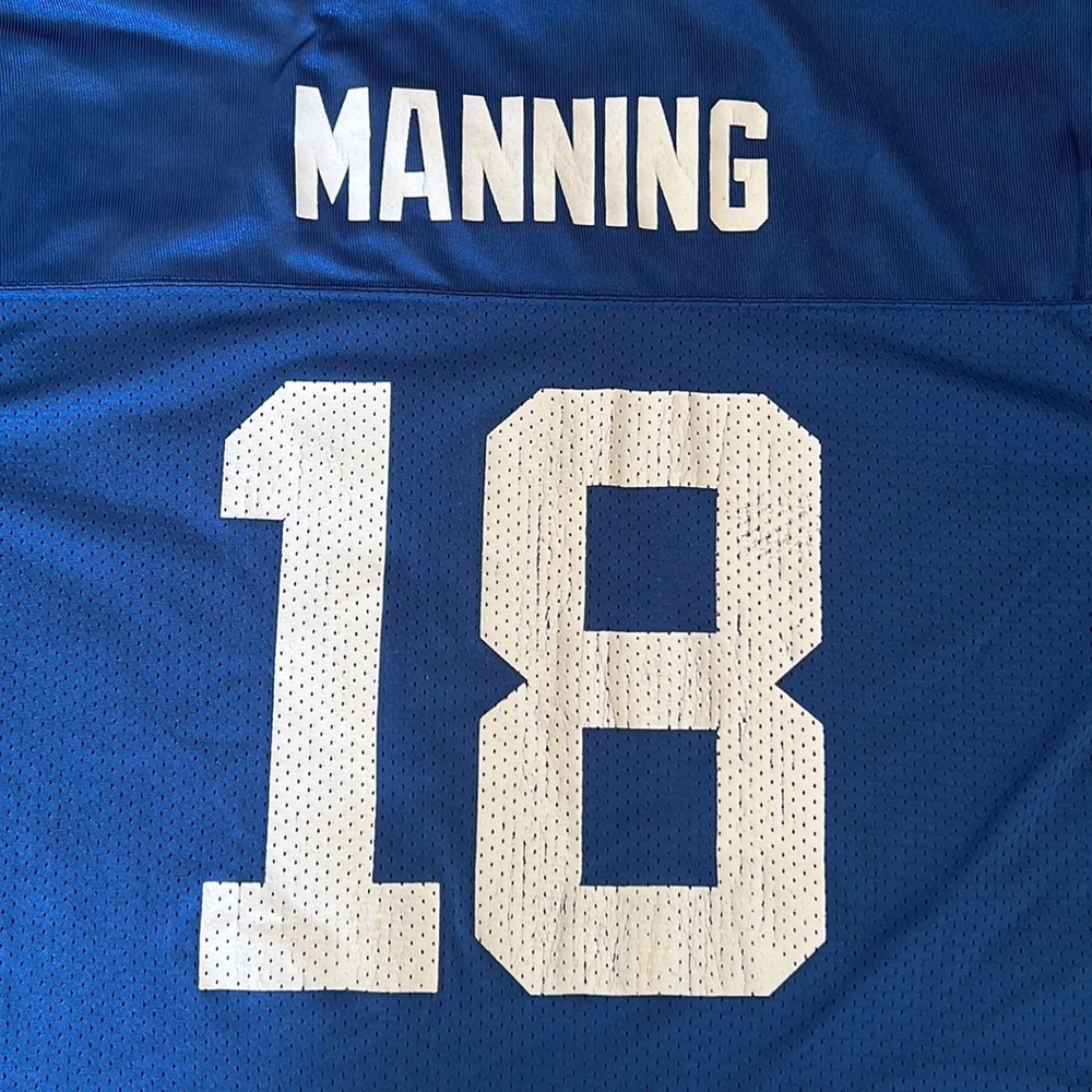Reebok NFL Colts Manning Jersey (L) Boys - Picture 6 of 8
